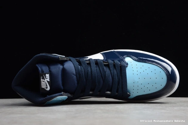 Official Maikesneakers CD0461-401 Air High Jordan OG Retro UNC 1 Patent 0801
